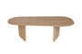 Nordure Mesa de Café Ovalis Roble